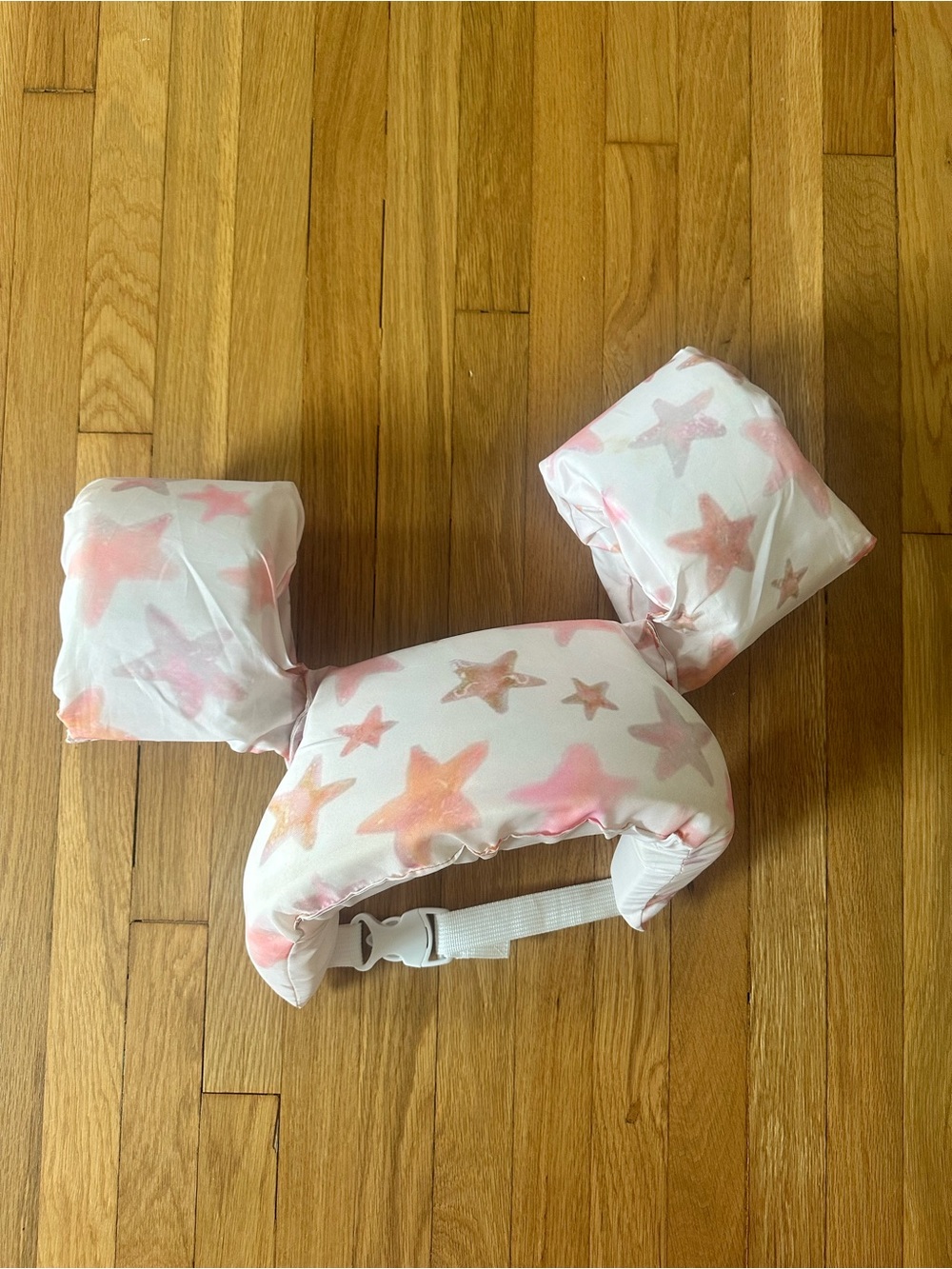 Pink Star Kids Swim Float Vest with Arm Bands